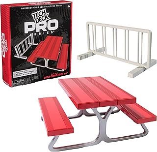 TECH DECK, Pro Series Daily Grind Pack 2.0 with Picnic Table and Bike Rack; Kids Toys for Boys Ages 6 and up (Mini Fingerboard Sold Separately)