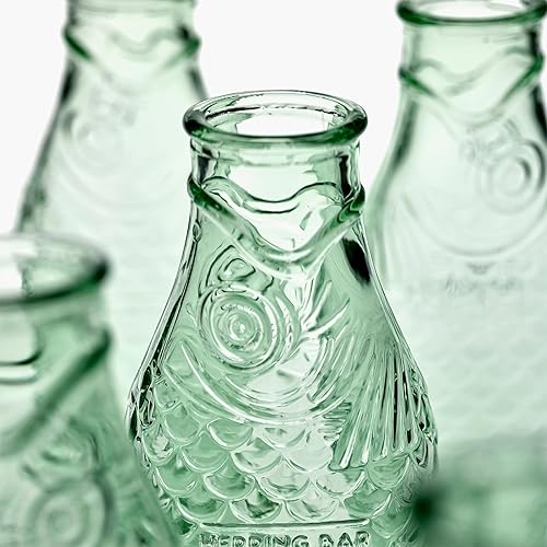 Miniatura 5 de Serax Jarra de agua de vidrio  Cristalería de pescado y pescado de Paola Navone  Decantador de jarra de vino de 28.74 onzas líquidas  Contenedor de