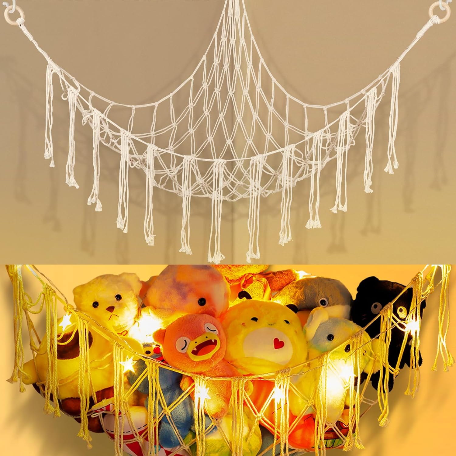 Fuystiulyo Stuffed Animal Net or Hammock, Stuffed Animal