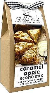 Rabbit Creek Caramel Apple Scone Mix – Easy To Make Scone Mix, Made in the USA, Caramel Apple Cream Scone Mix
