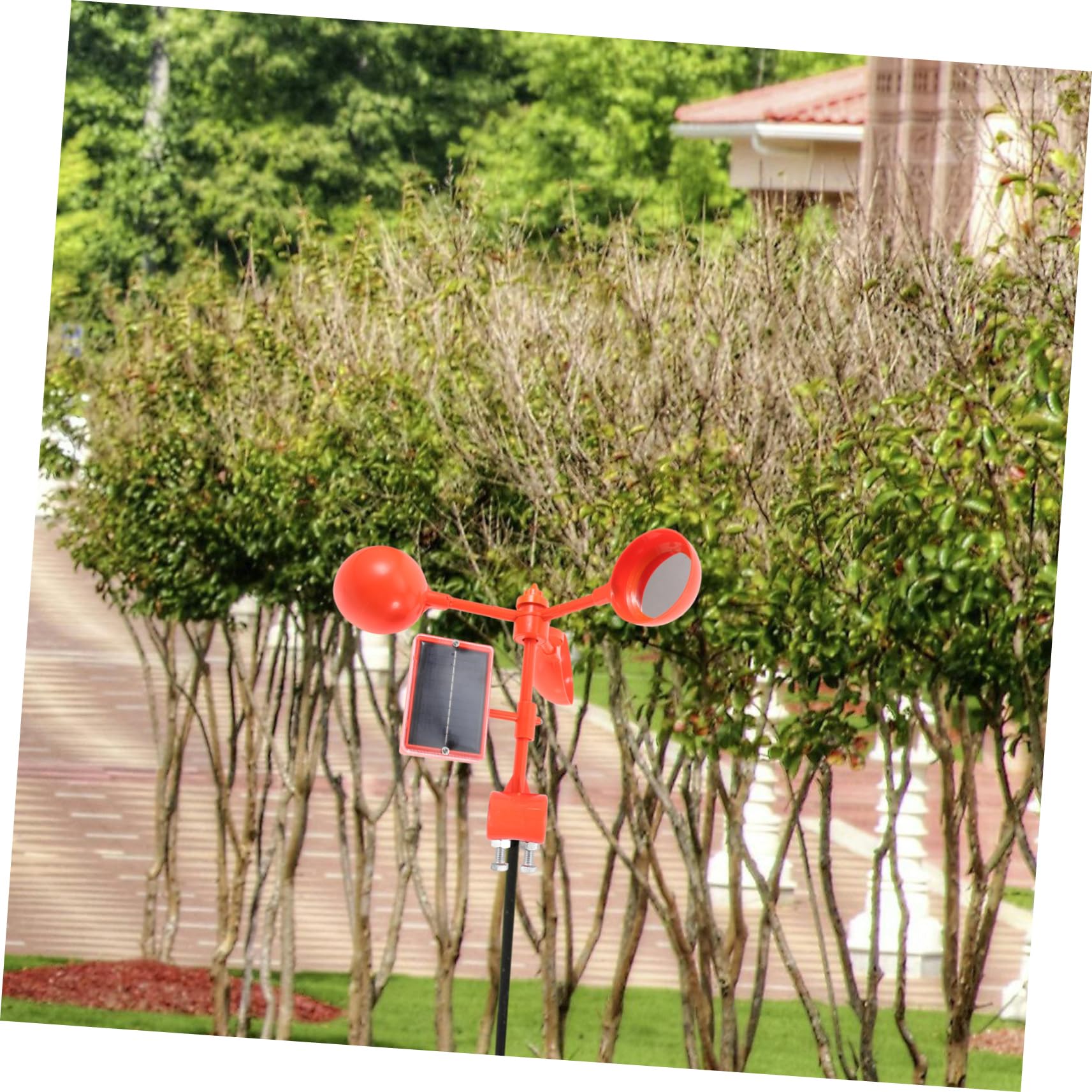 SUPVOX Dispositivo Disuasorio de Aves para Granjas Repelente de Aves Eólico Pinchos Reflectantes para Jardines y Campos Agrícolas Ahuyenta Pájaros
