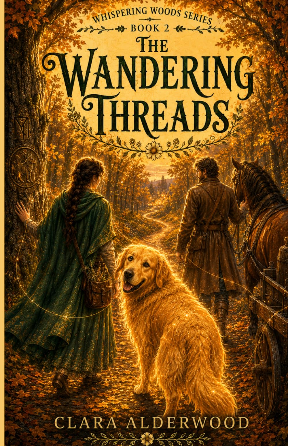 The Wandering Threads: A Cozy Fantasy of Magic, Journey, and Slow-Burn Romance (Whispering Woods)