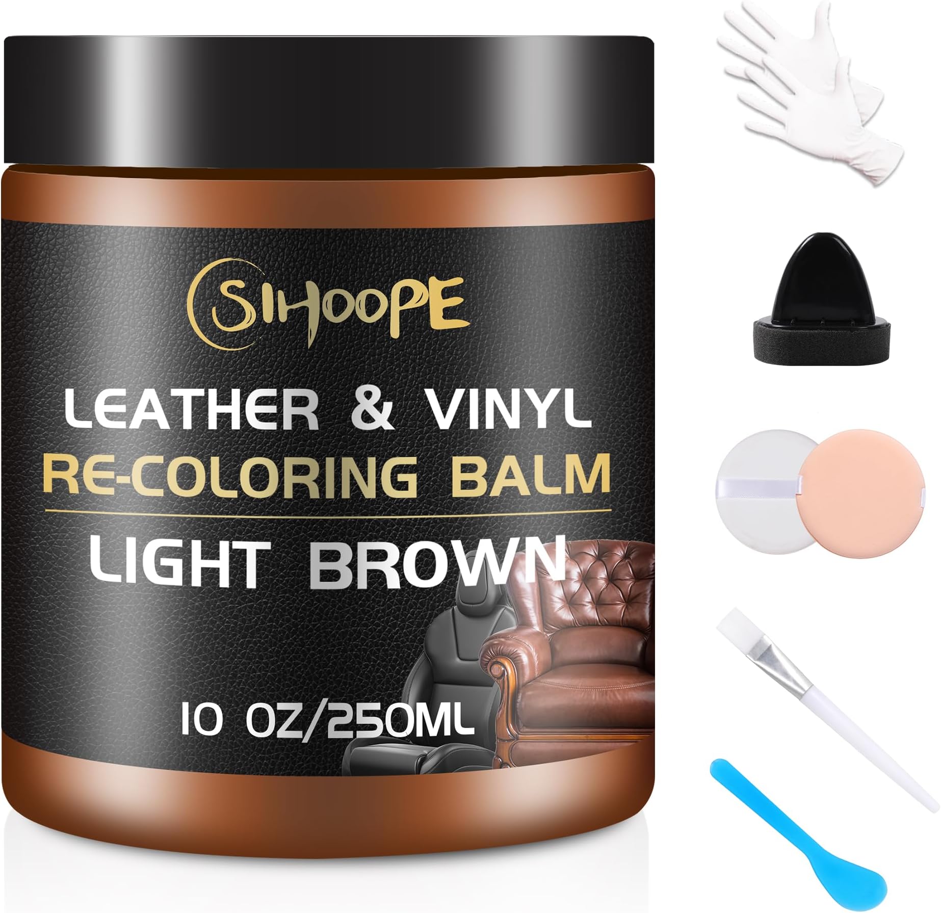 Light Brown LeatherRecoloringBalm Restoration Leather