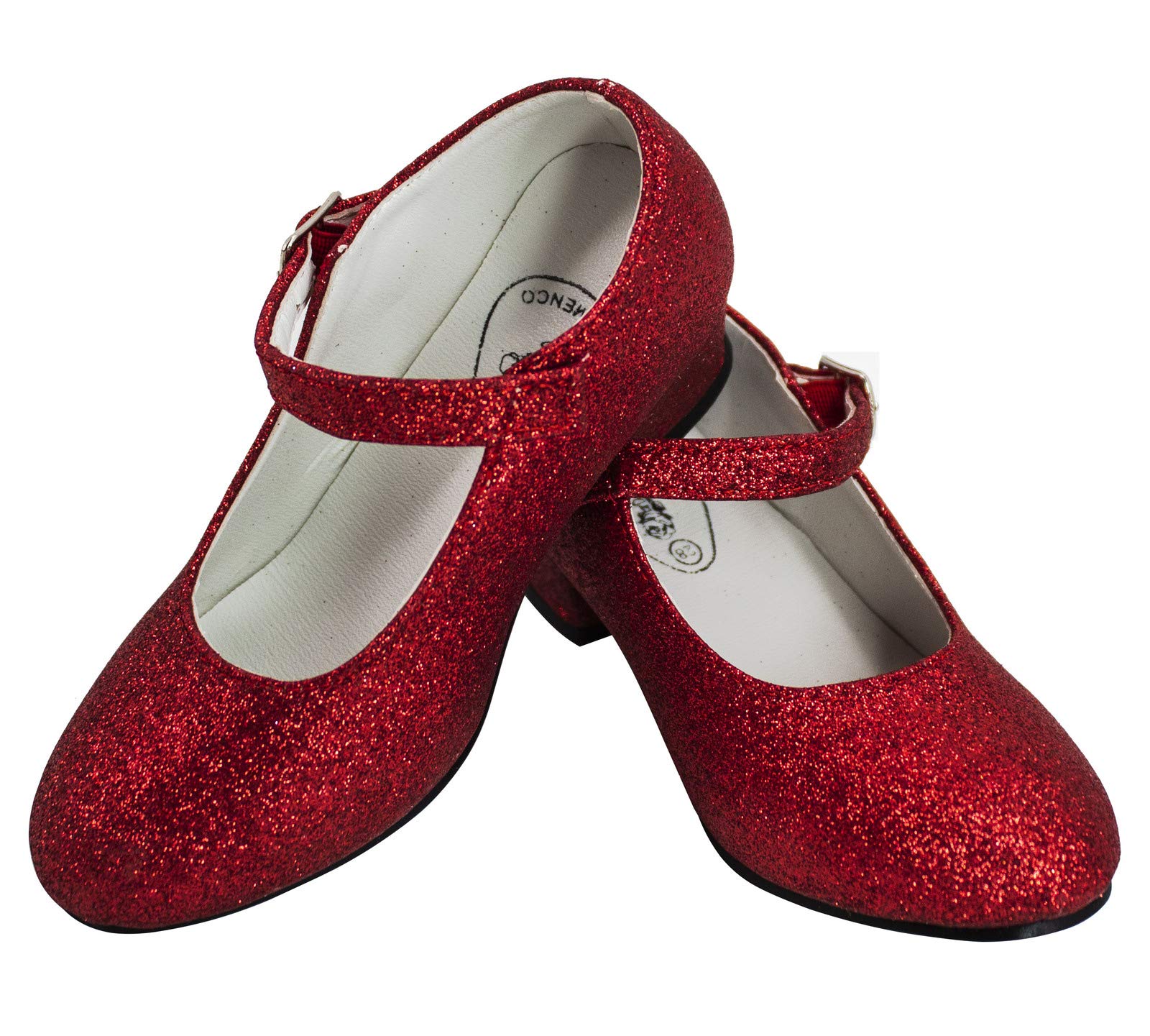 Gojoy shop- Zapato con Tacón de Danza Baile Flamenco o Sevillanas para Niña y Mujer, 5 Colores Disponibles — view 13