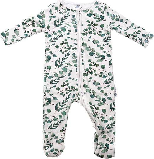 AdoraCub Combinaison Pyjama Zippée en Viscose de Bambou Nature