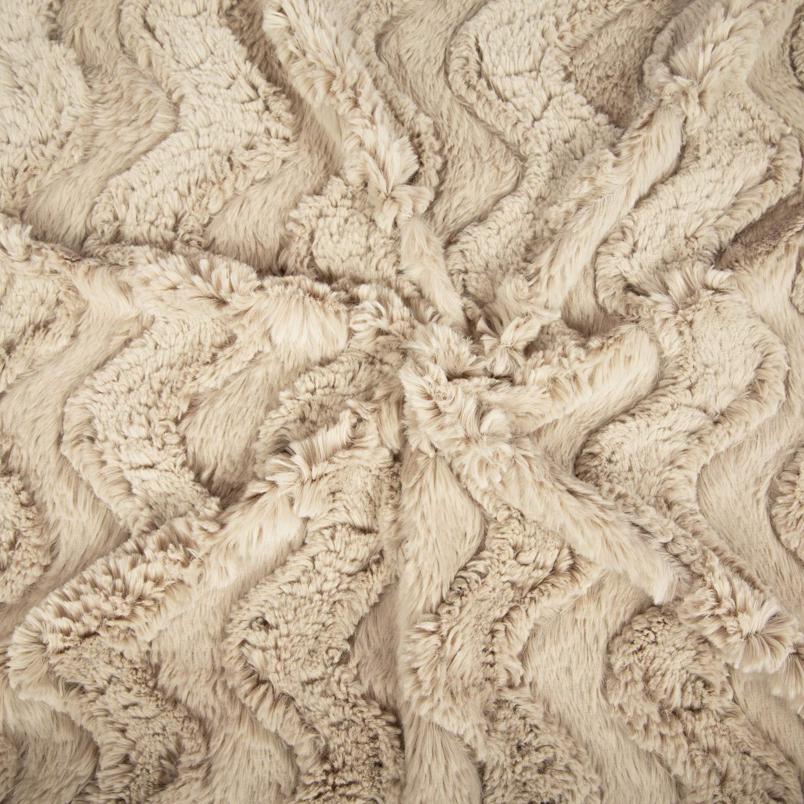 CopcoPet, coperta per cani Cheyenne, ca. 100 x 80 cm, beige, lavabile, coperta in pile per cani, coperta per animali a trama fitta
