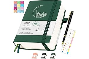 Lined Notebook Journal for Women: A5 Hardcover Notebook with Pen, 360 Pages