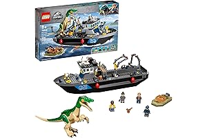 LEGO Jurassic World Baryonyx Dinosaur Boat Escape 75935 (308 Pieces)