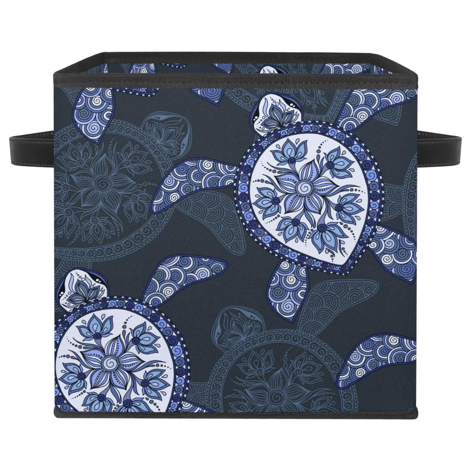 Boîte de rangement tissu cube pliable pour jouets vêtements maison