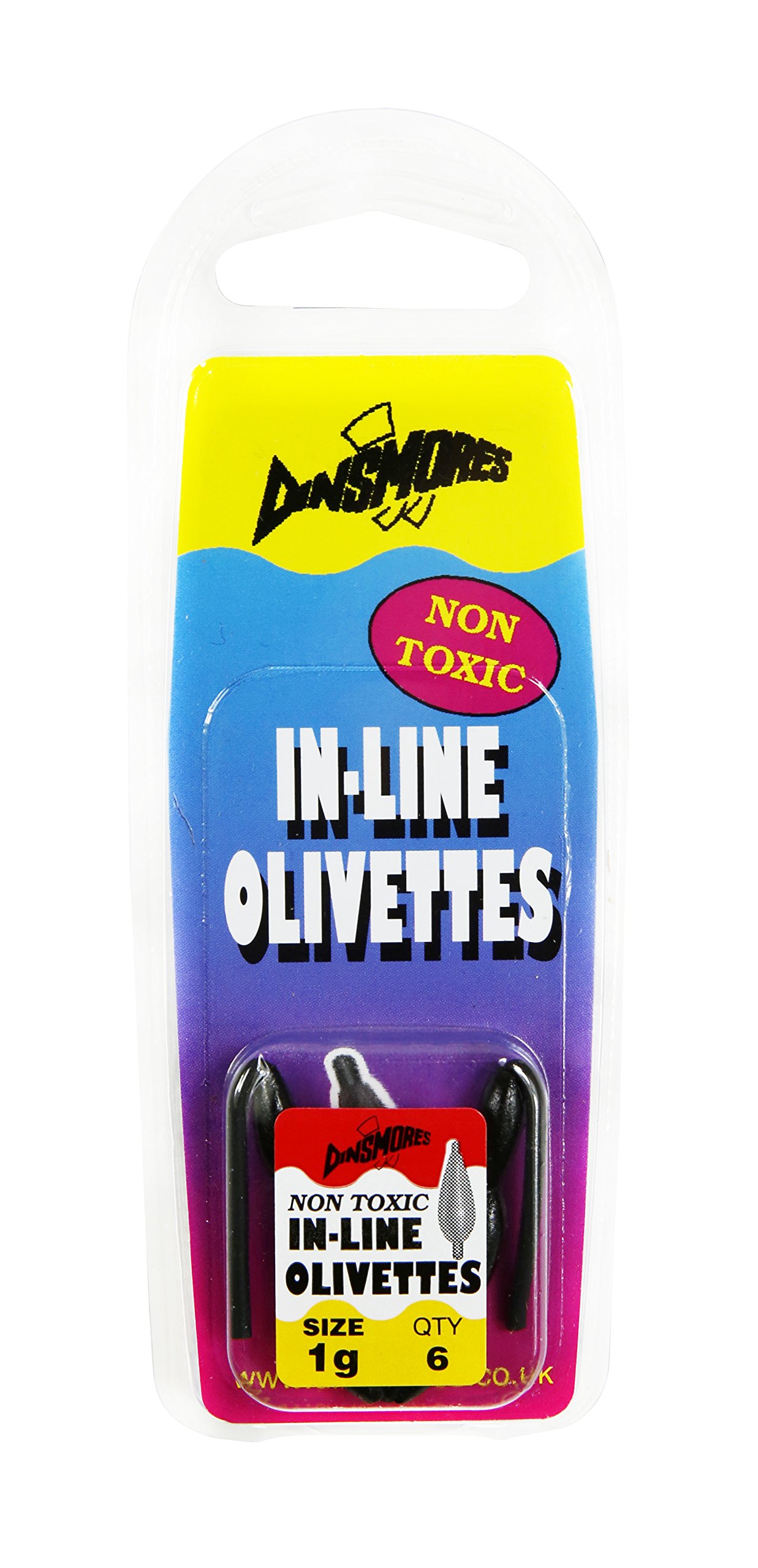 DinsmoresNon Toxic in Olivettes Sinker - Multicoloured, 1 g