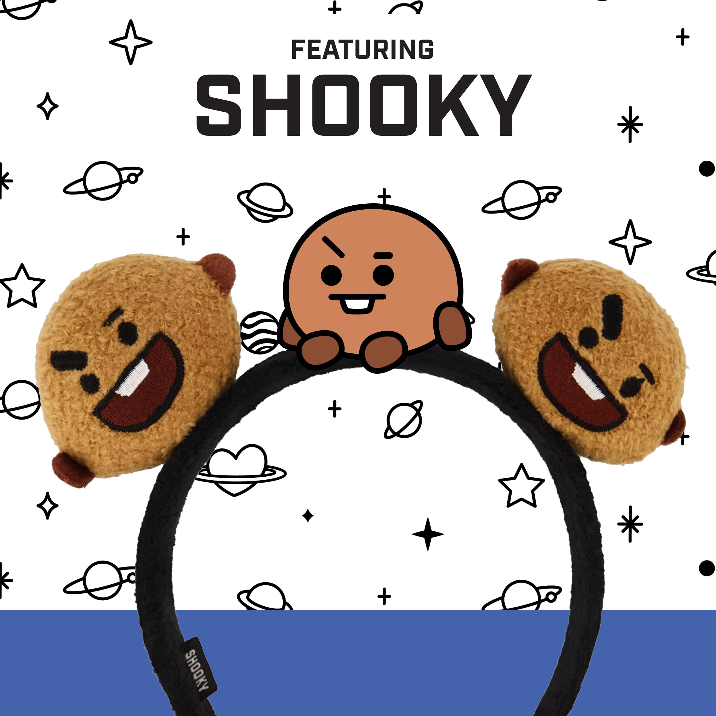 Amazon.com: BT21 LINE FRIENDS Women's Headband, 3D Plush Hair Band