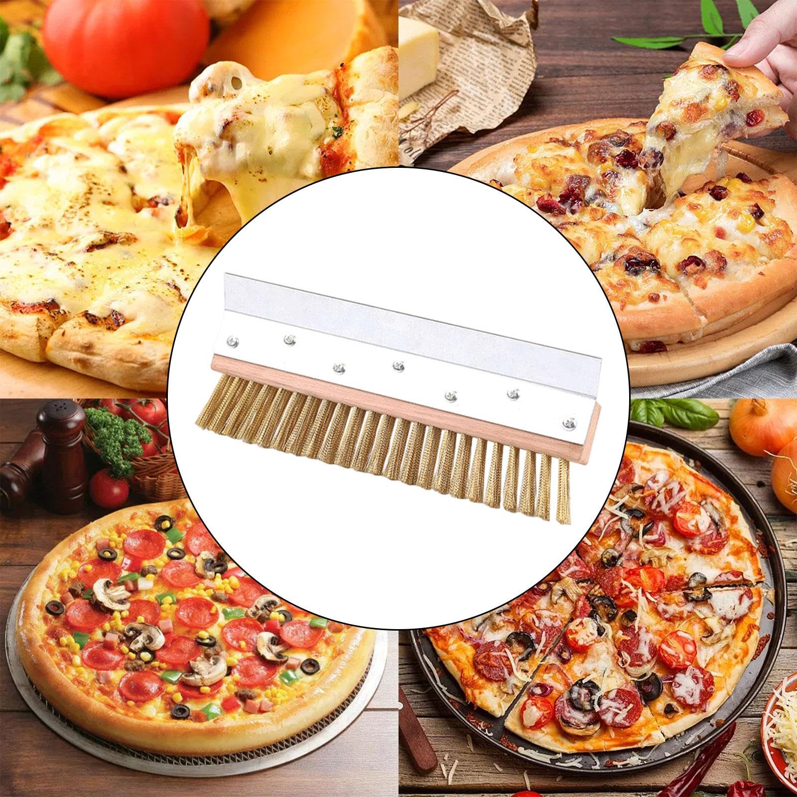 Cabezal de Cepillo de Alambre para Limpiar Hornos de Pizza, Portátil, Versátil, Cepillo para Parrilla para Acampar, Restaurantes, Cocinas Y