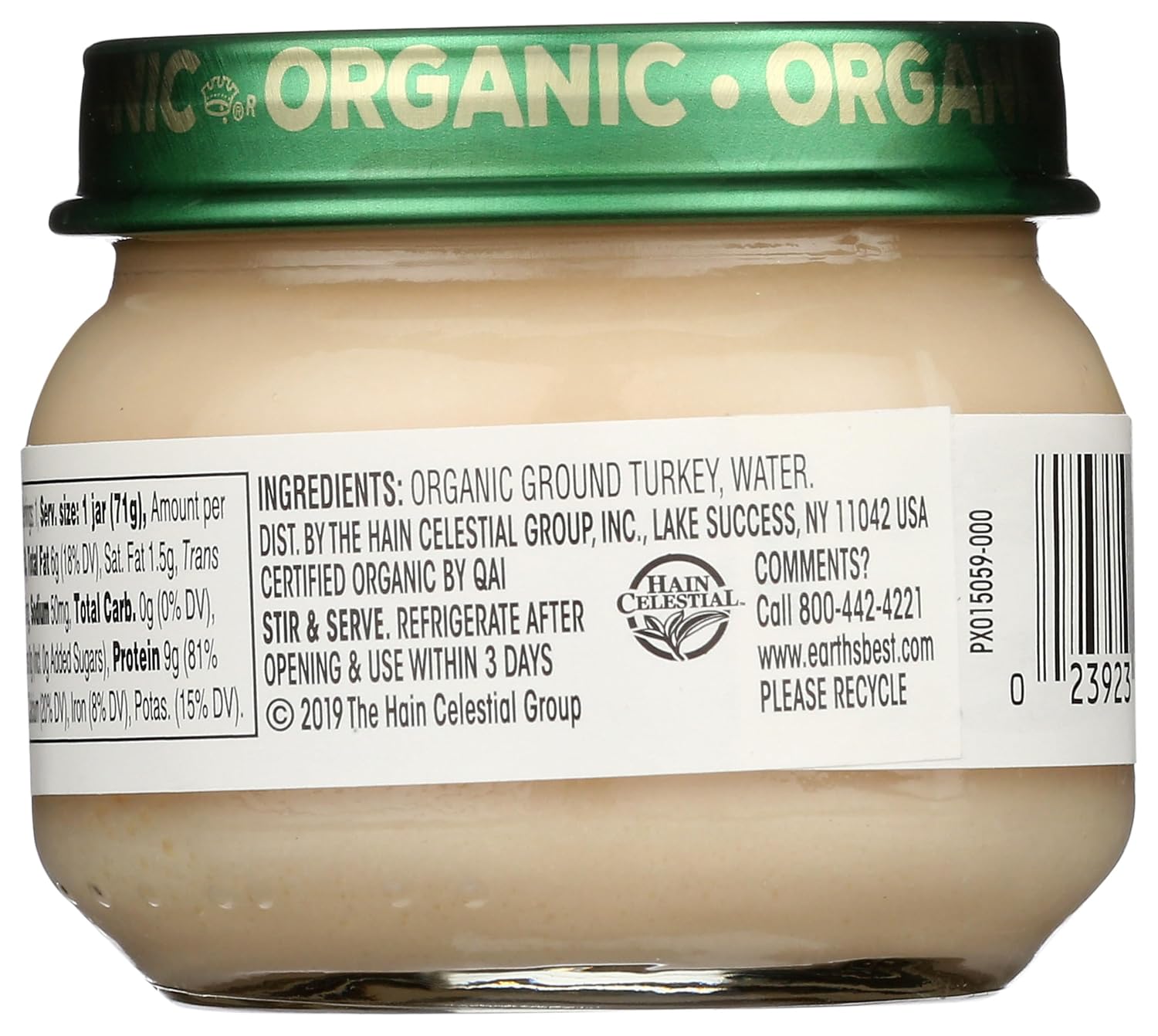 Earth's Best Turkey & Turkey Broth Organic, 2.5 Oz image 2