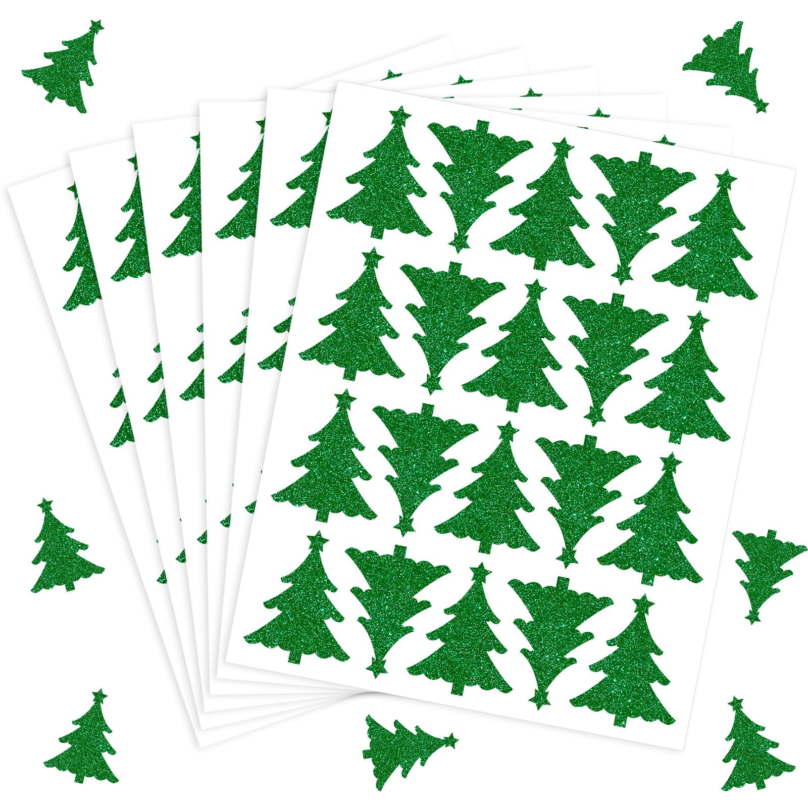 amazon-com-whaline-500pcs-christmas-tree-stickers-glitter-paper-envelope-seal-decals-green-xmas-self-adhesive-labels-for-winter-holiday-invitation-greeting-card-scrapbook-2-x-1-6-in-office-products