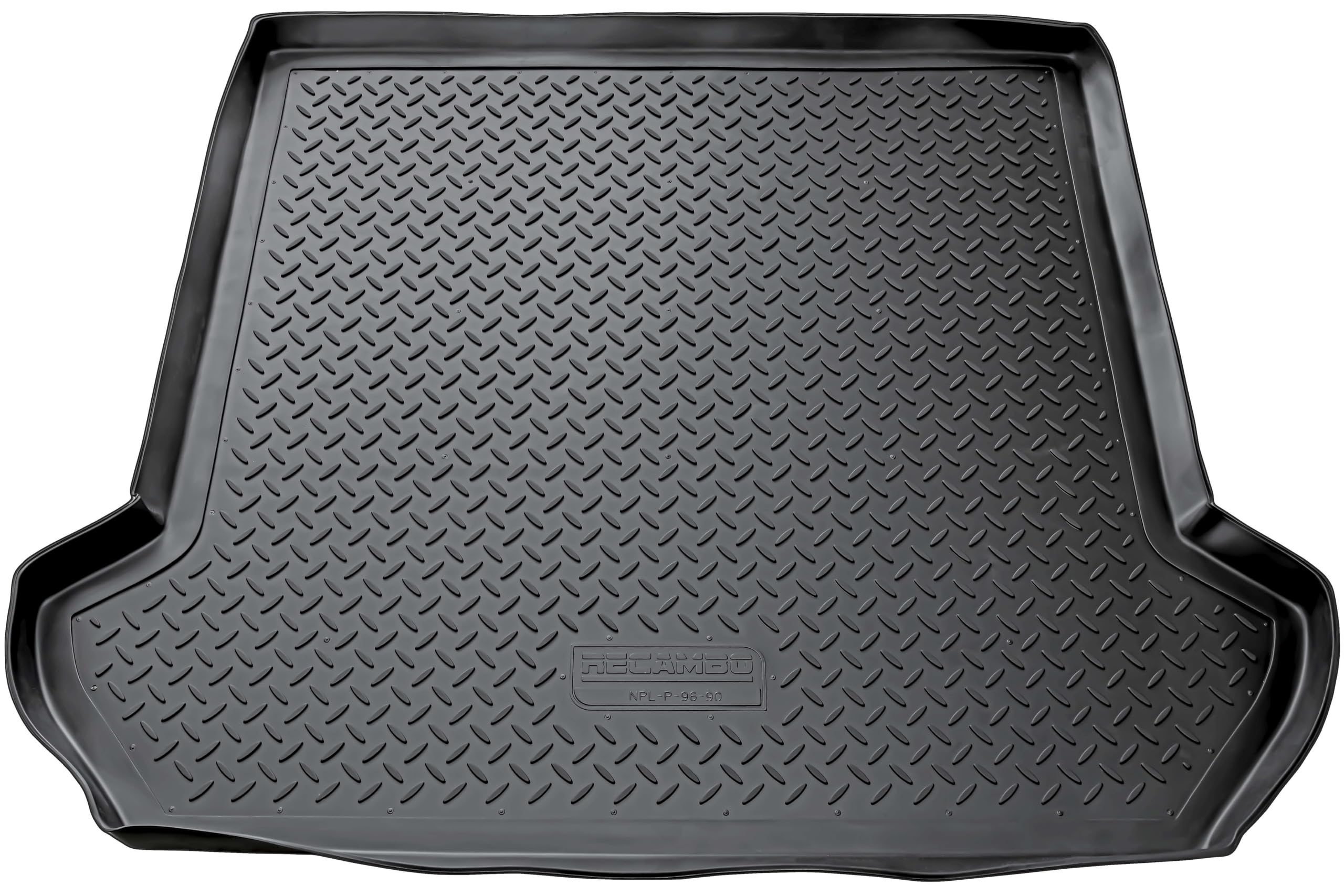RECAMBO Juego de alfombrillas de goma y alfombrillas de maletero adecuadas para Volvo XC90 I | 2002-2014 | 5 asientos: alfombrillas de coche 100% ajustadas con precisión y alfombrilla para maletero de