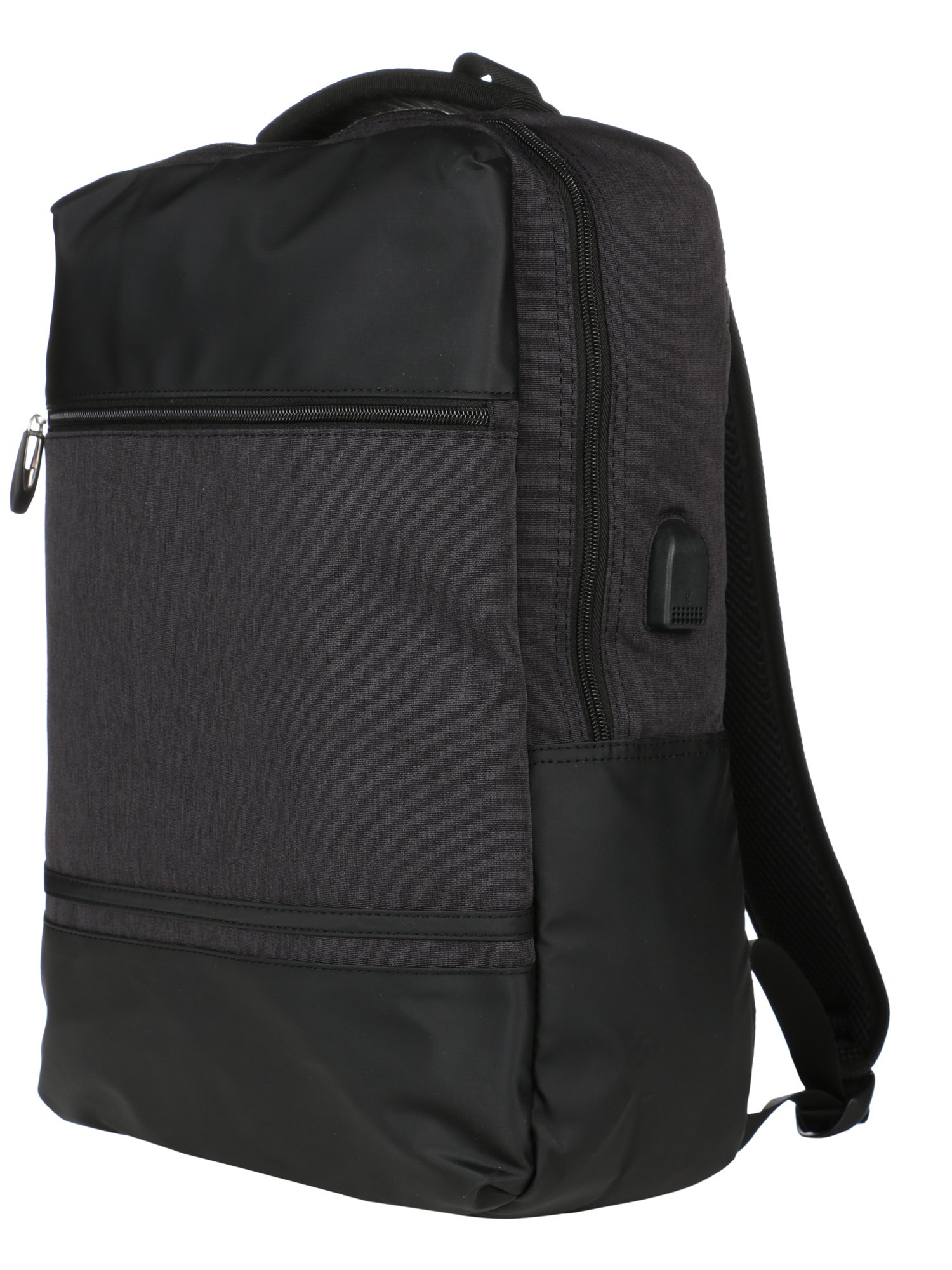 Water Resistant Laptop School College Travel Backpack with USB Charging Port