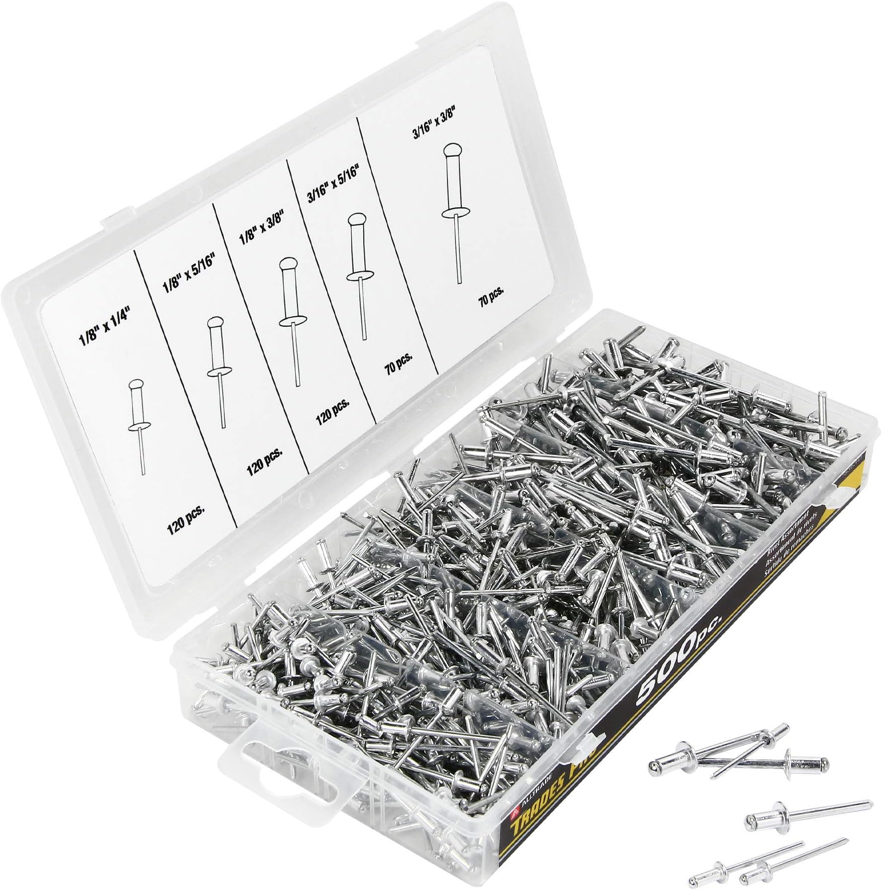500 Pc. Rivit Assortment