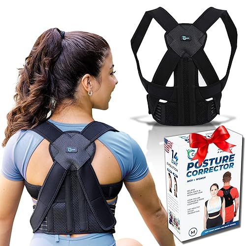 Cayatch Corrector de postura enderezador de espalda para mujeres y hombres. Elegible para HSAFSA. Soporte de espalda para escoliosis para alivio del