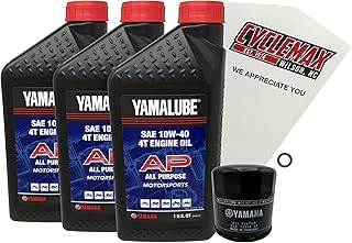 Cyclemax Standard Yamalube Oil Change Kit compatible with 2021-2025 Yamaha MT-03