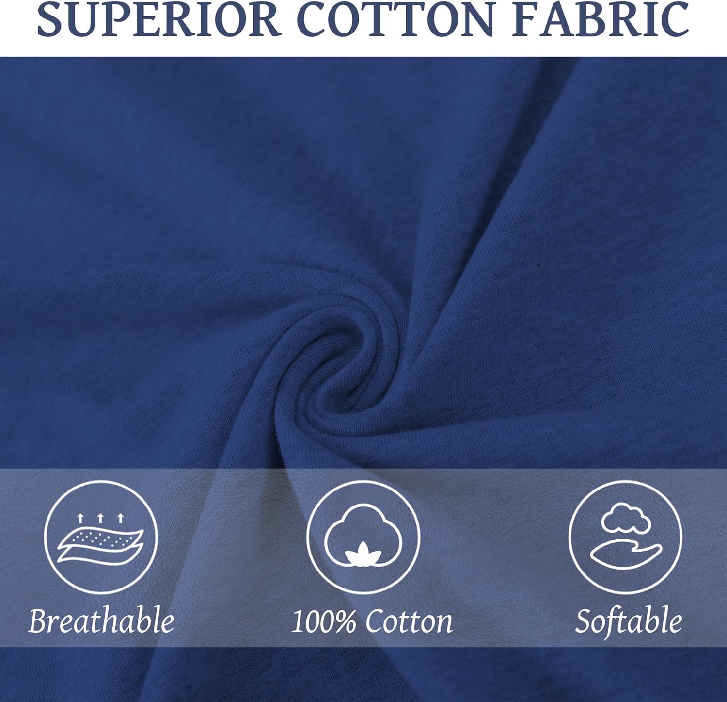 Men's Pajama Set with Henley Neckline 100% Cotton Soft and Comfortable Nightwear 2-Piece Lounge Set - Image 3