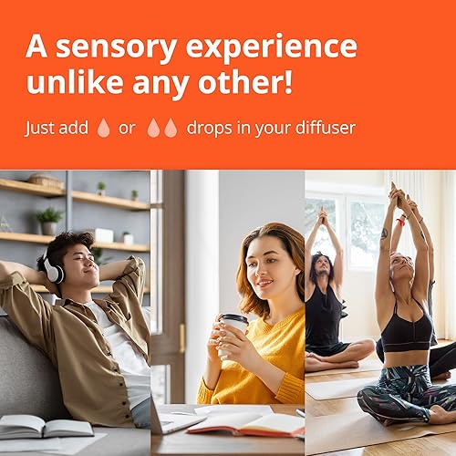 Miniatura 5 de De La Cruz Aceite esencial de naranja puro, 100% puro prensado en frío para difusor, 2 onzas líquidas (1 botella)