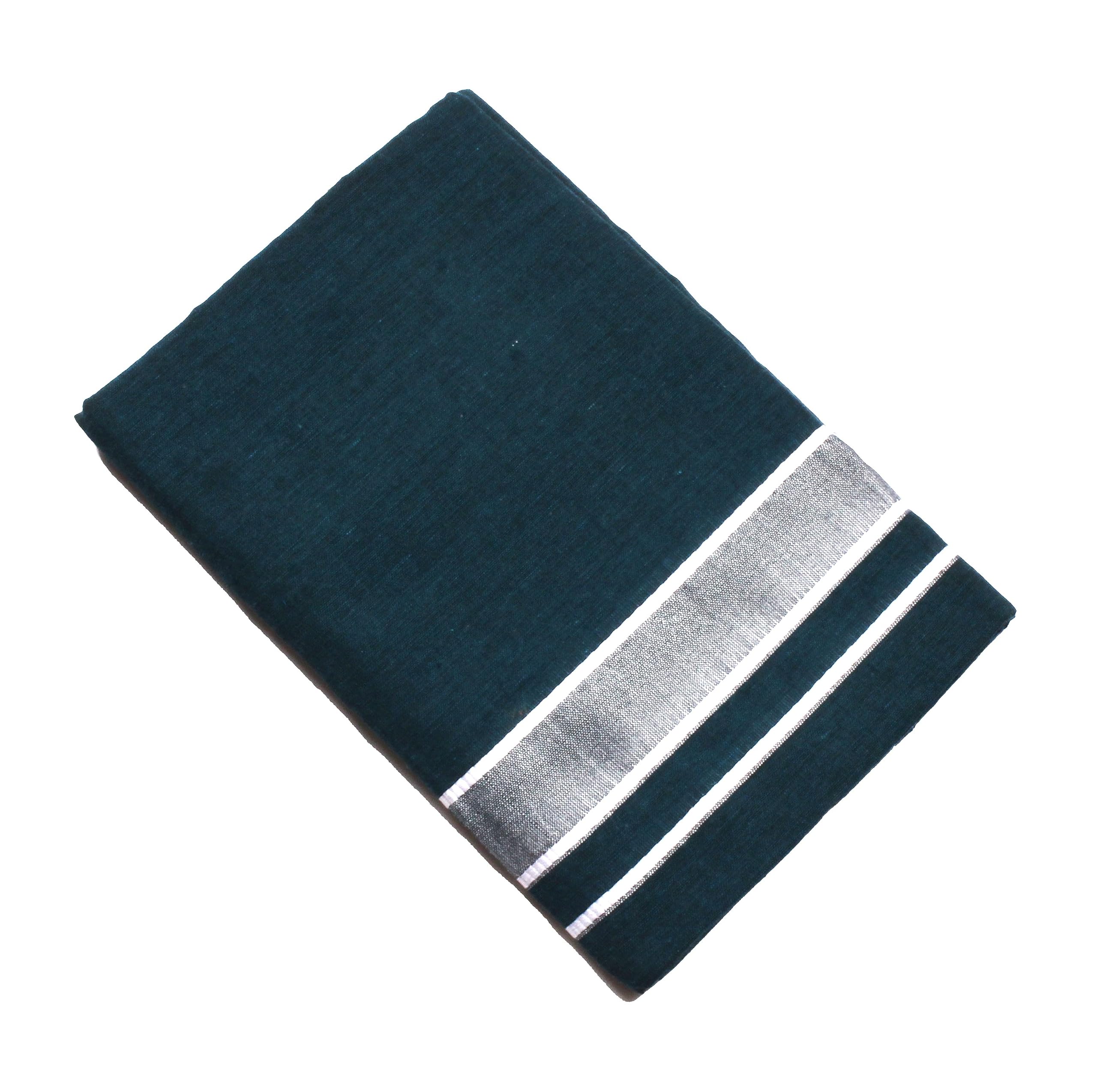 Cotton Men's Single Dhoti -1.9 Mtrs Color Cotton Dhoti Set of 1-image-36