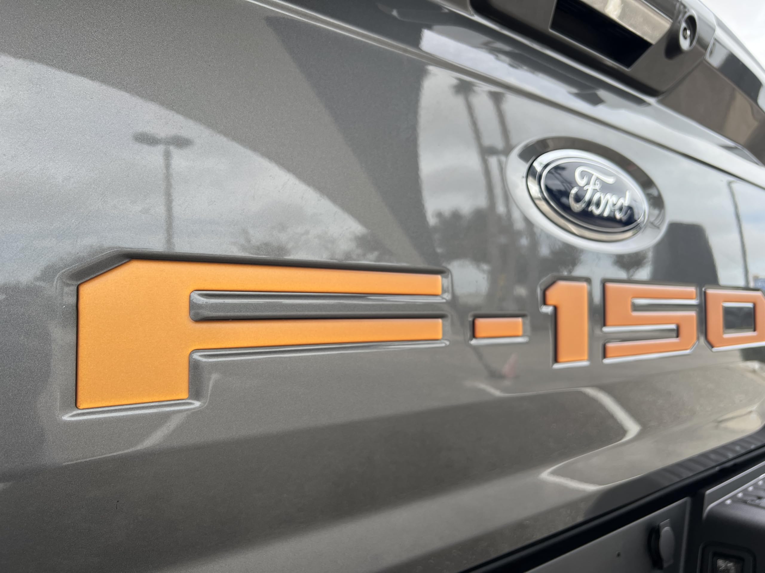 F-150 Tailgate Emblem Letter Inserts - Compatible with 2021-2026 F-150