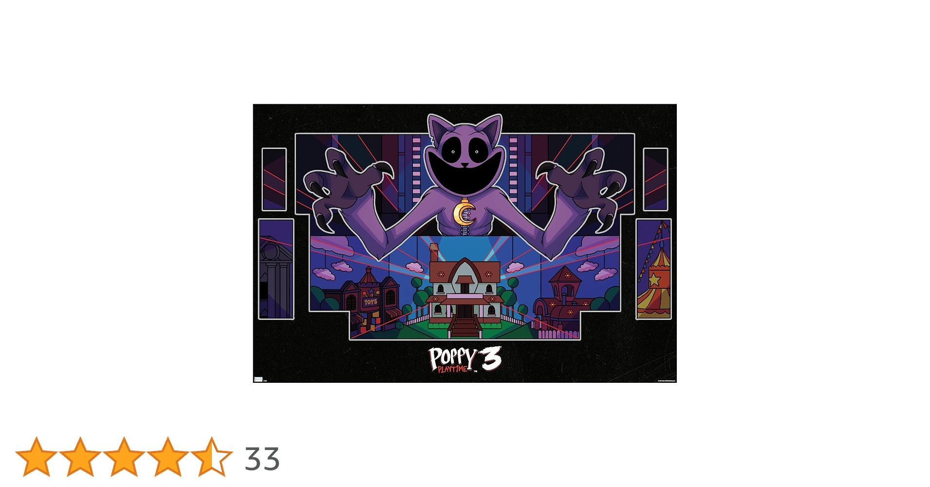 ロンパールーム おしゃれゲーム ポピーチラシ付き ママロングレッグスとハギーワギーが シークレットルームを！ポピー