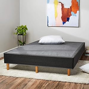 Amazon Com Amazon Basics Premium Foldable Mattress Foundation Box Spring With Steel Slats And Wood Legs Tools Free Assembly Queen Furniture Decor Amazon Com Amazon Basics Premium Foldable Mattress Foundation Box Spring With Steel Slats And Wood Legs Tools Free Assembly Queen Furniture Decor