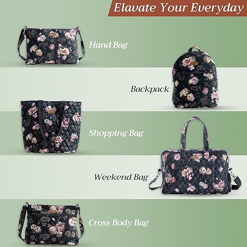 Miniatura 6 de Maison d' Hermine Canvas Tote Bag for Women Cotton Canvas Reusable Shoulder Grocery Bags Bulk with Handle for Shopping Travel