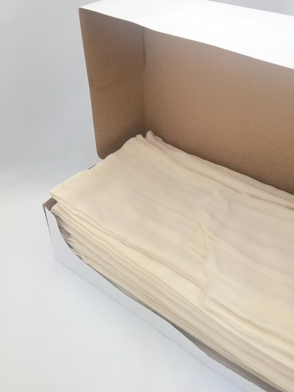DeRoyal Natural Cheesecloth for Cooking, Reusable, Grade 60, 100% Unbleached Cotton, 32x28 Medium Mesh, 60 Yards Packed in IdealFold Box