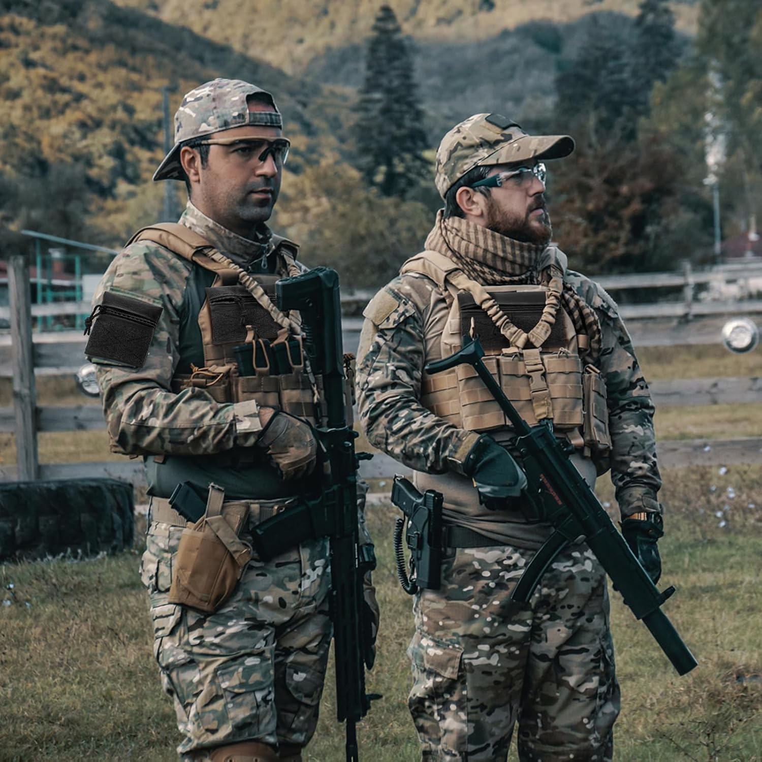 Qavctw 3 Pcs Tactical Admin Pouch with Hook and Loop Storage Bags - Hanging Pouches for Backpack Accessories - Image 6