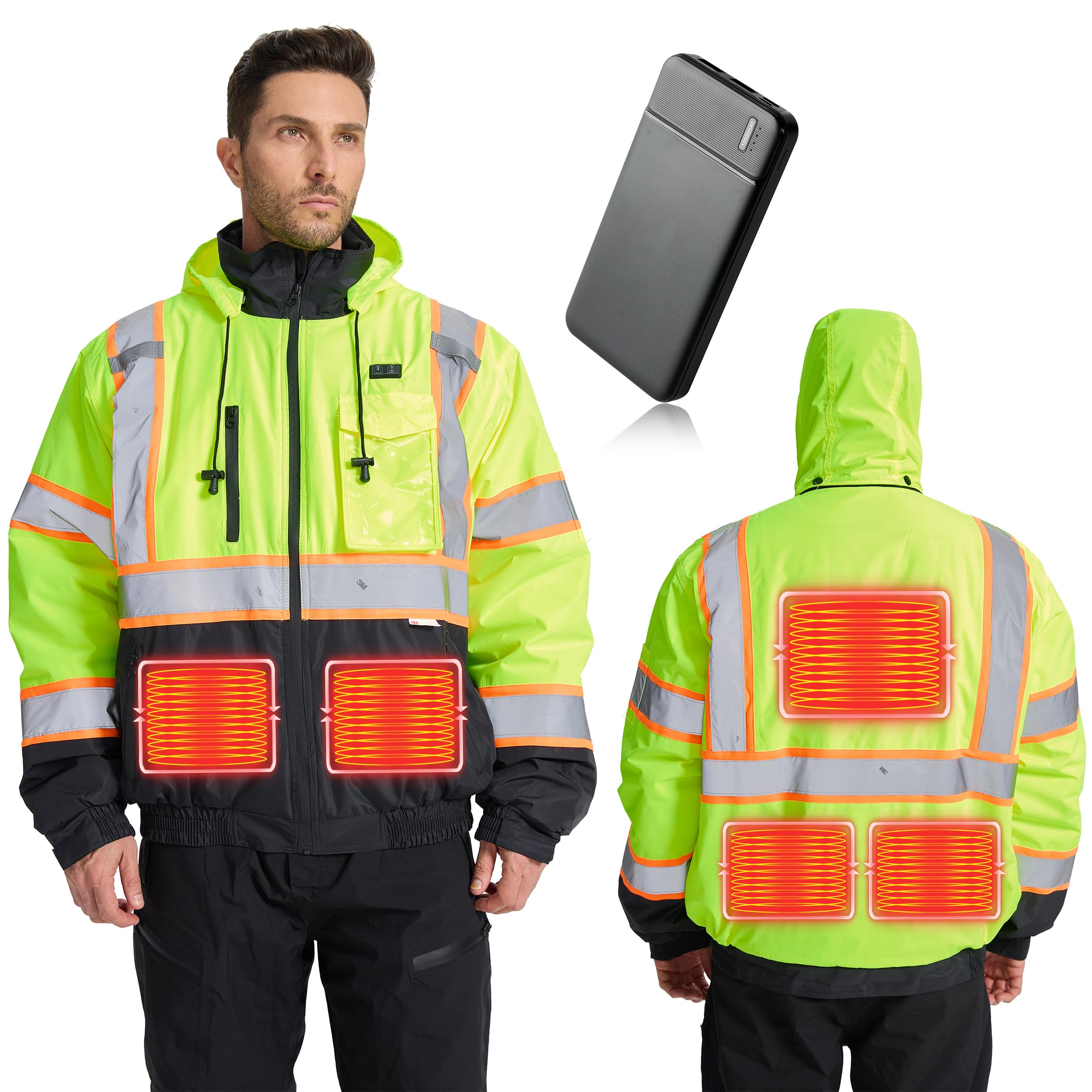 SRsafety Heated Safety Jacket