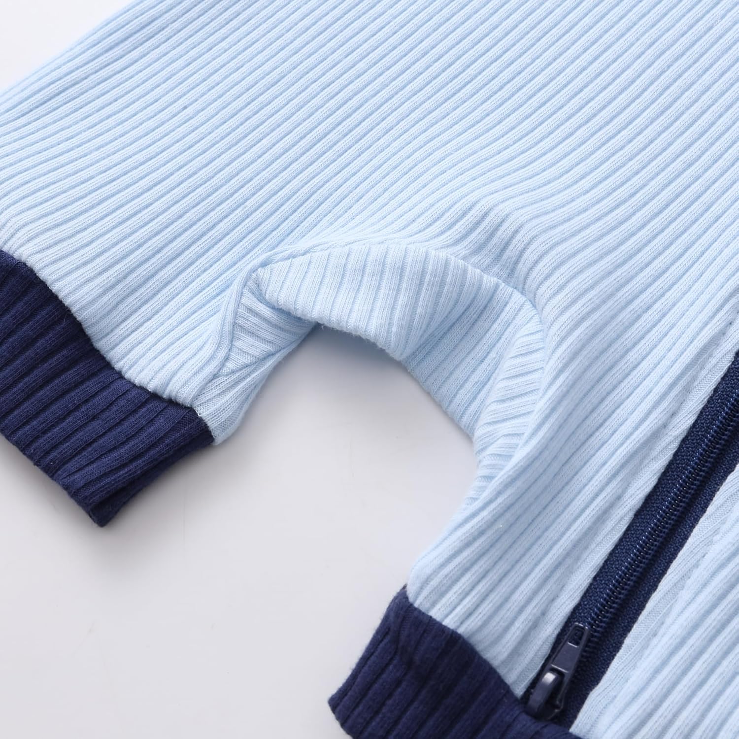 Bafeicao Unisex Baby Boy Girl 2/3 Pack Rompers Short Sleeve 2 Way Zipper One Piece Jumpsuits Clothes Sets