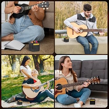 Guitar Picks Holder Box, Amp Speaker Style Paddle Holder Guitar Pick Display Holders for Bass Ukulele Pick Storage