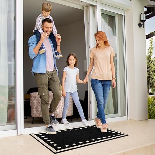 Miniatura 250 de GRANNY SAYS Felpudo para interiores, 32 x 48 pulgadas, antideslizante, tapete grande para puerta, tapete de bienvenida para exteriores, lavable