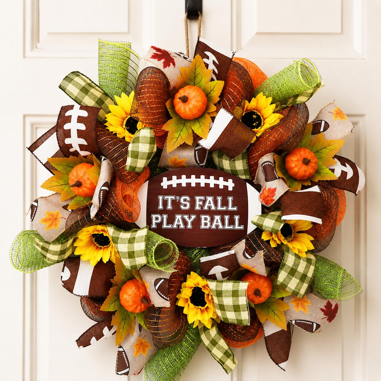 Photo 1 of Craflox Fall Football Wreath