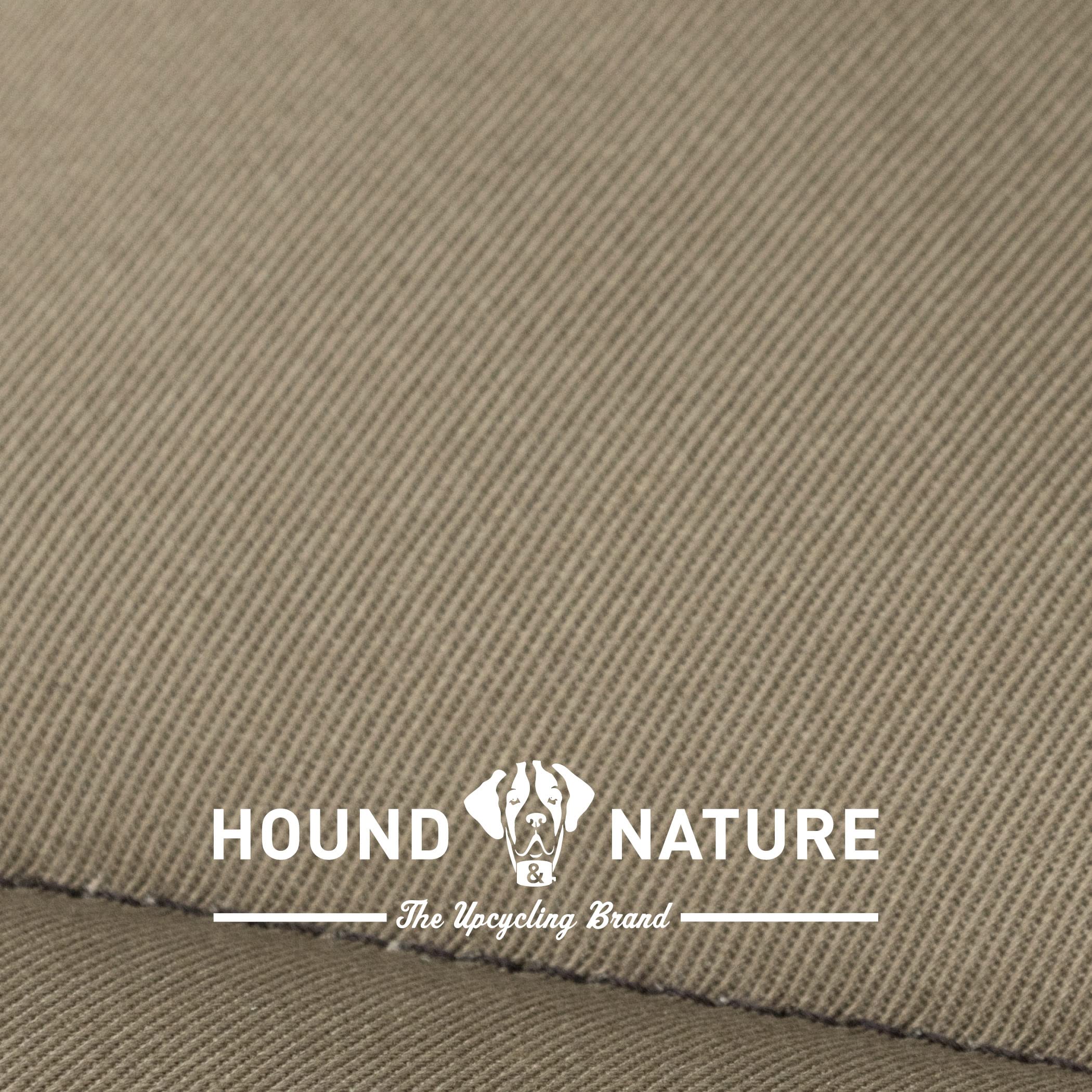 Hound & Nature Davos - Manta para perros ecológica, suave, lavable, manta térmica acolchada, higiénica, resistente y sostenible (XL – 120 x 100 cm, gris topo/azul)