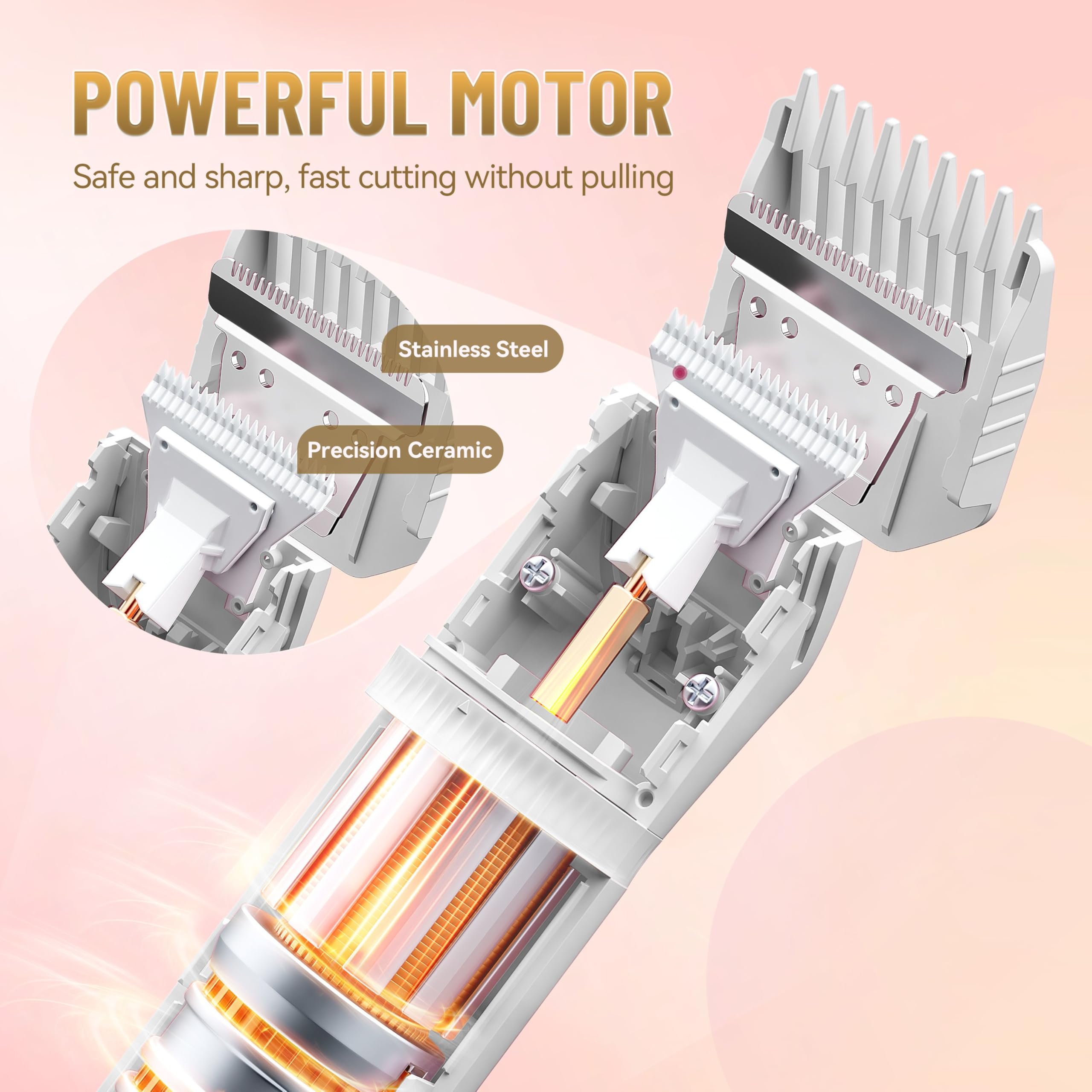 Maquinilla de afeitar y depiladora eléctrica 5 en 1, recortadora de bikini para mujer: depilación indolora para cuerpo, piernas, facial y nariz, afeitadora eléctrica impermeable para vello púbico