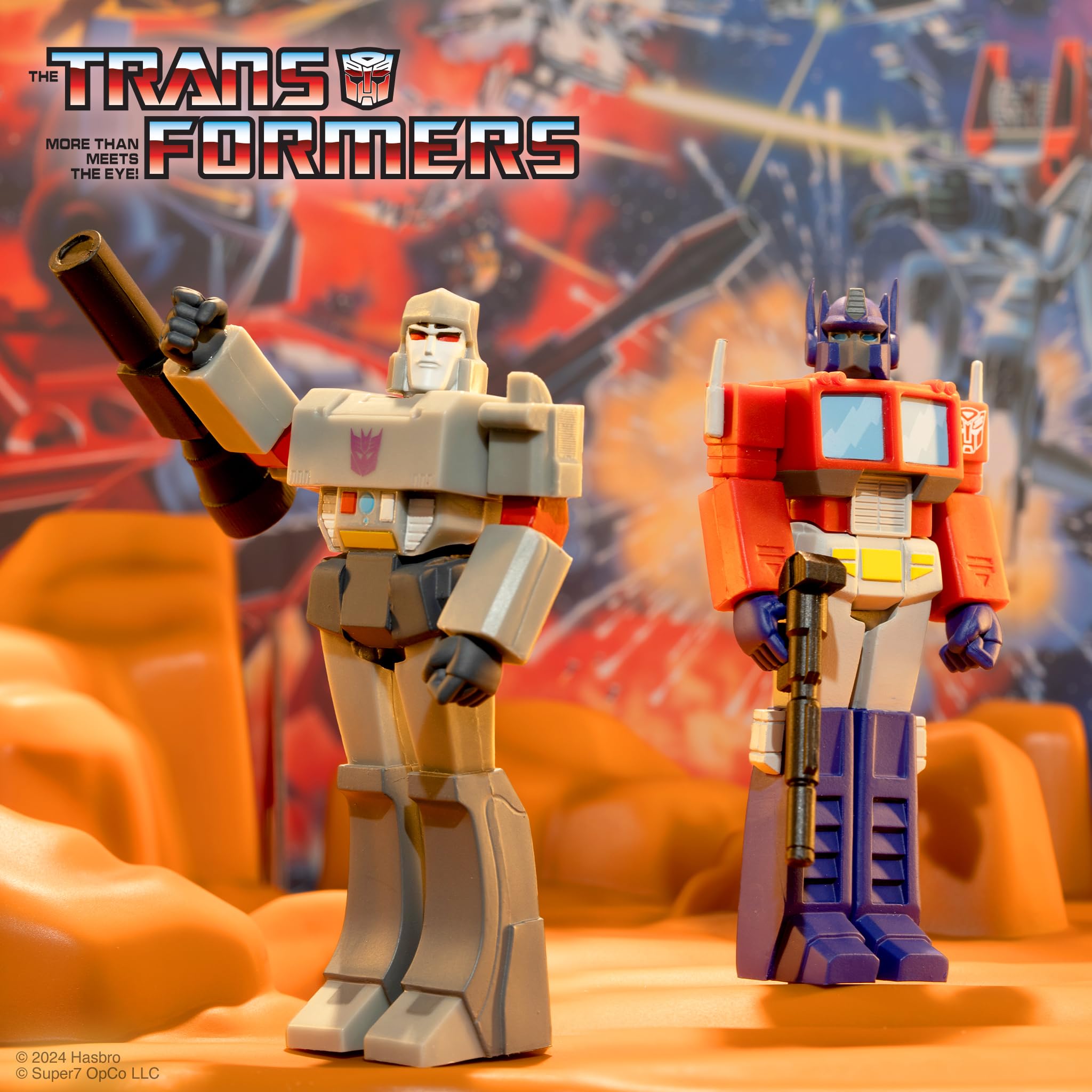 【7個セット】トランスフォーマー　フィギュア Amazon.co.jp: Super7 トランスフォーマー アークプレイセット