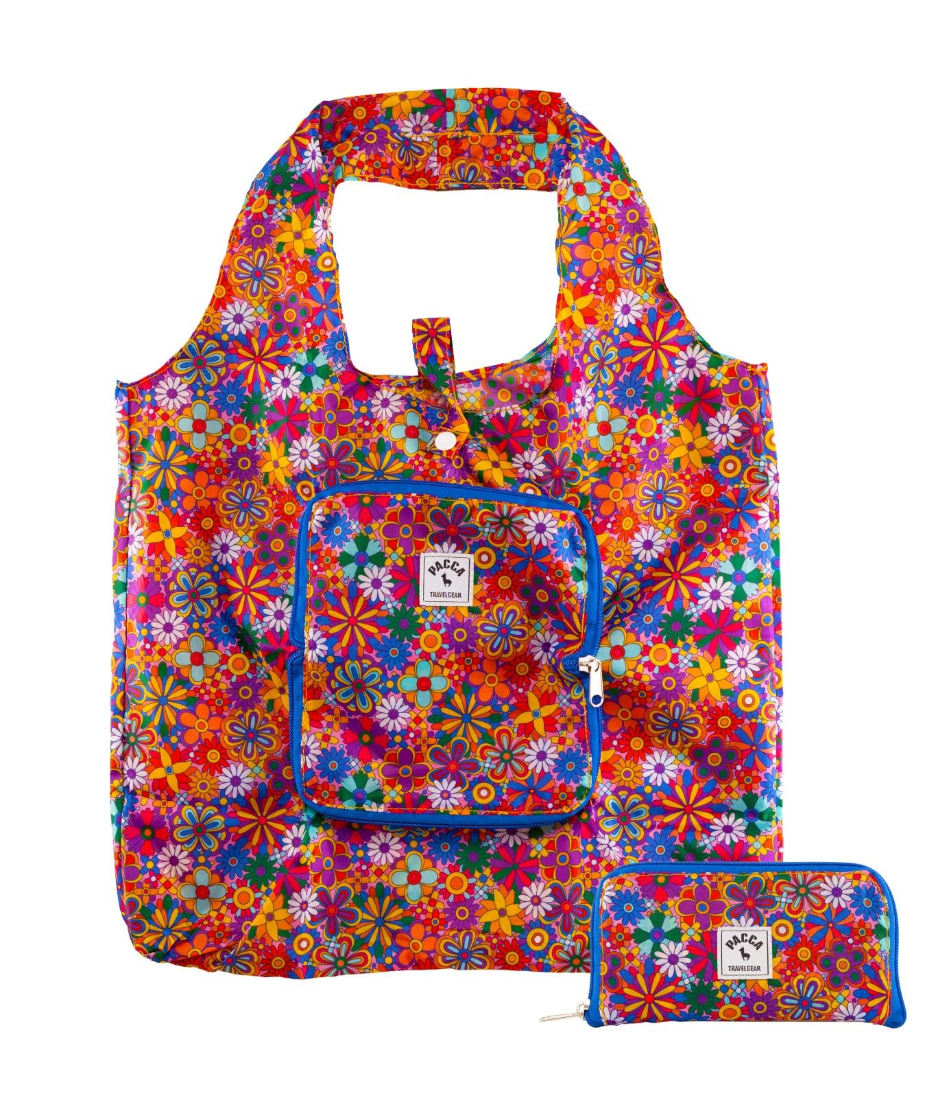 Pacca Packable Tote Bag Travel Shopping Bag Foldable Tote Bag for Travel, Grocery, Beach, Cruise Ultra Light Tote