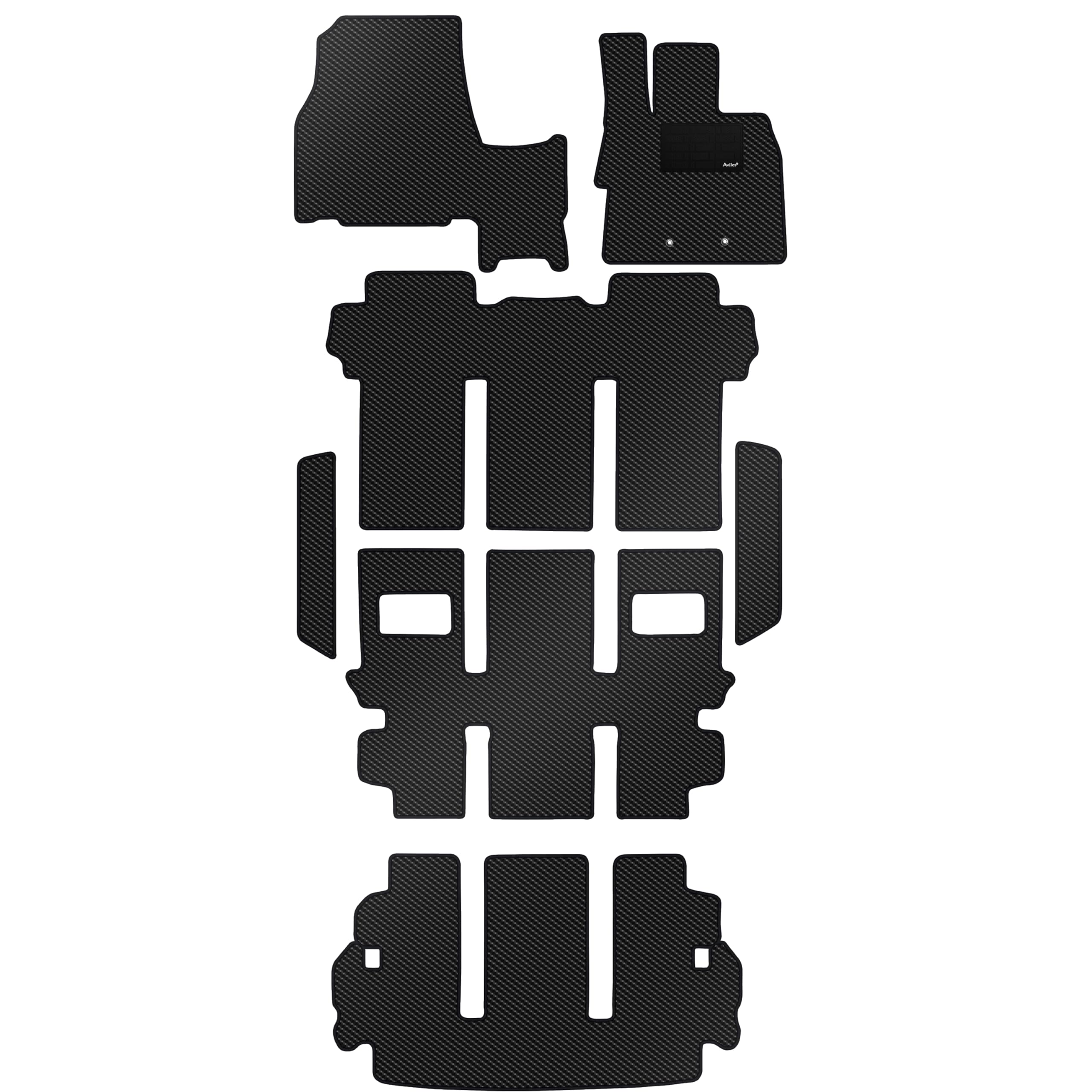 Amazon | 【防水マット】Aviles 三菱 互換品 デリカ D5 フロアマット+ 