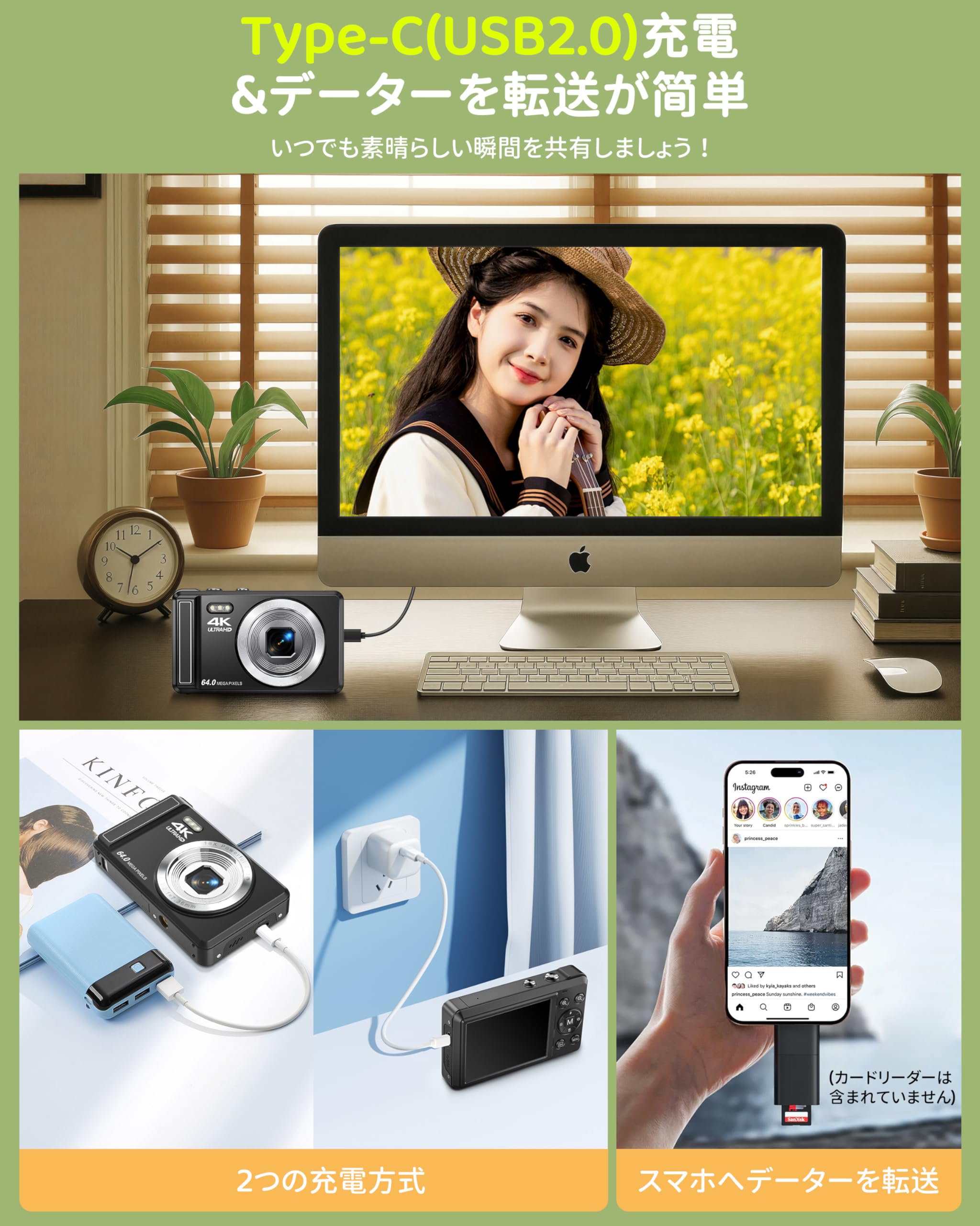 ❤️デジカメ❤️３台セット★動作品★各メーカー揃い★今は、バッテリー付き Amazon | Meta Quest 3S 対応 充電ドック 磁気 デザイン Quest