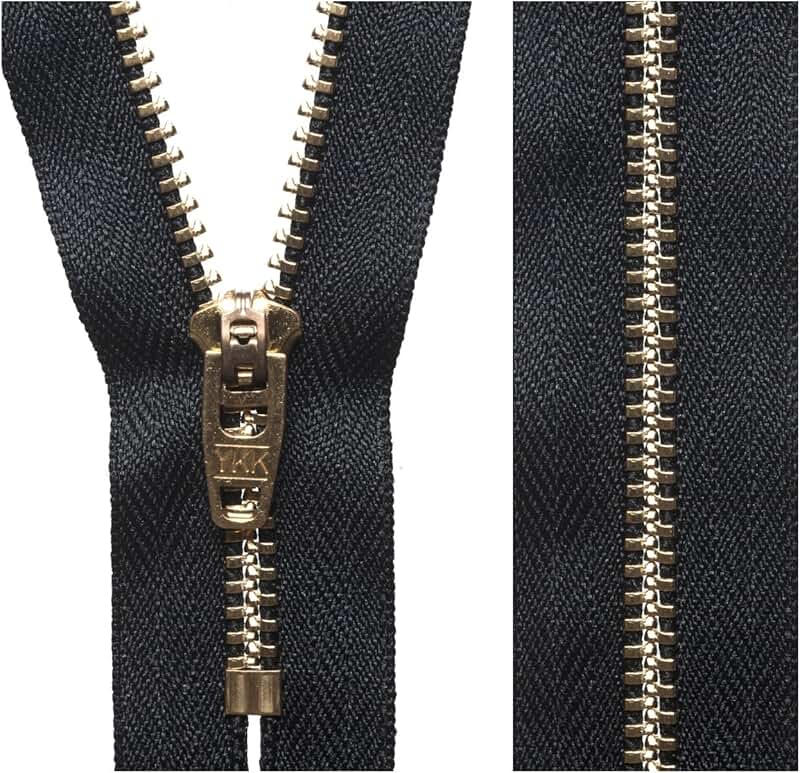 Amazon.co.uk brass zips