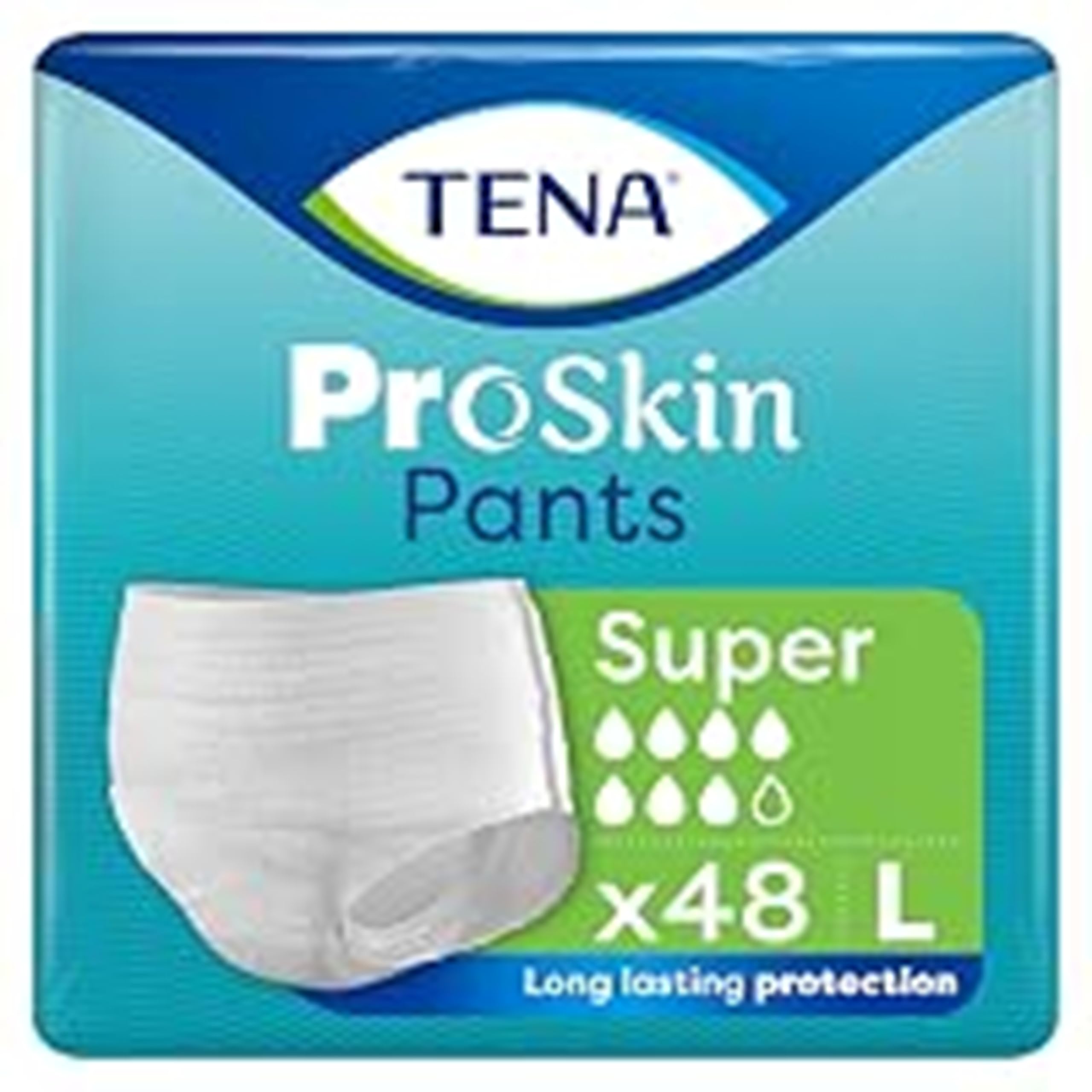 Tena Pants Super Large 12 Pants, Pack of 4