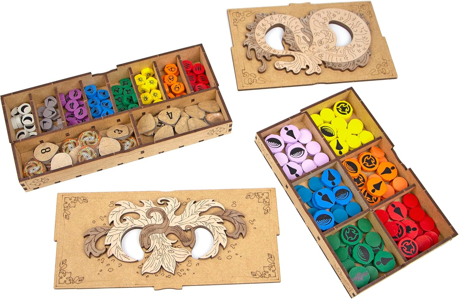 TowerRex Organizer for Spirit Island and Expansions, Board Game Organizer, Spirit Island Insert