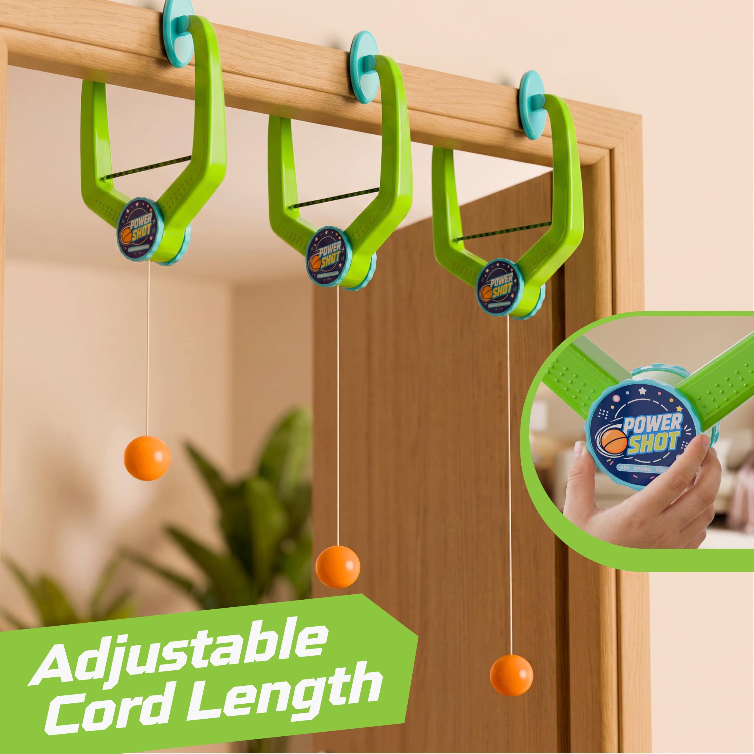 Hanging Table Tennis Trainer for Kids - No Table Needed! -6