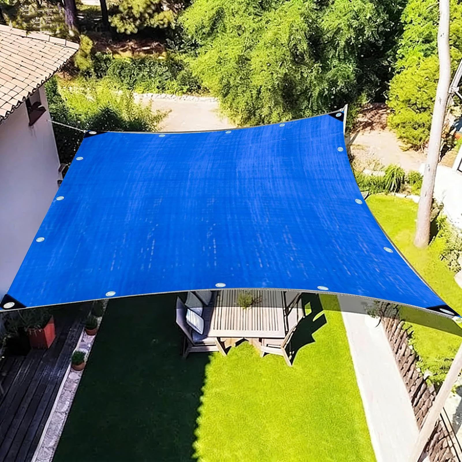 Telo Protettivo Per Fondo Piscina Tappetino Reversibile A Doppia Faccia | Tappeto per Fondo di Piscina Fuori Terra per cortili, giardini, ville, resort, proprietari e appassionati del giardino