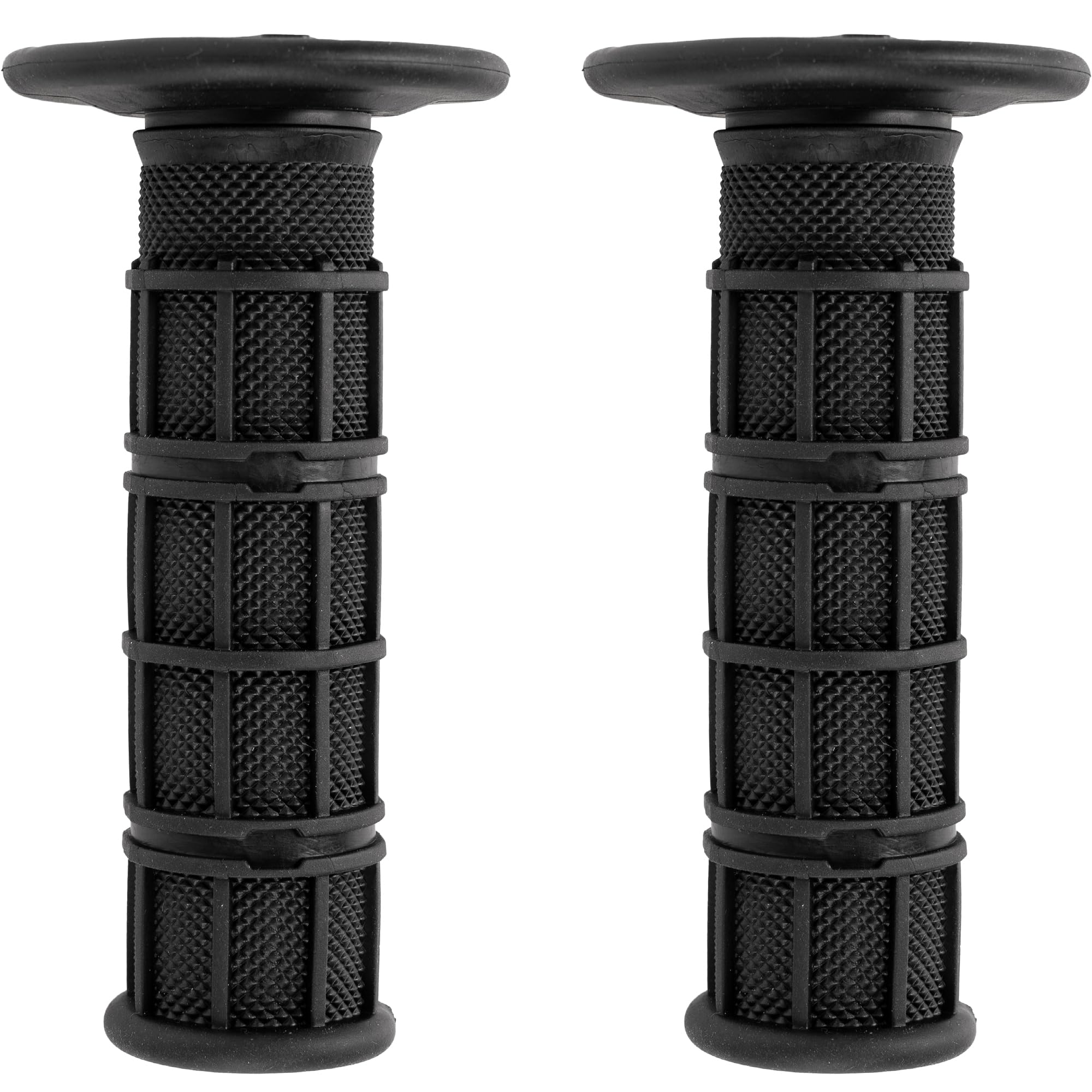 BlueStars 7/8" Motorcycle Hand Grips 22mm Left 24mm Right - Compatible with Dirt Bike Motorcycle ATV from Honda Yamaha Taotao Suzuki Kawasaki - Nonslip Comfortable Durable Rubber