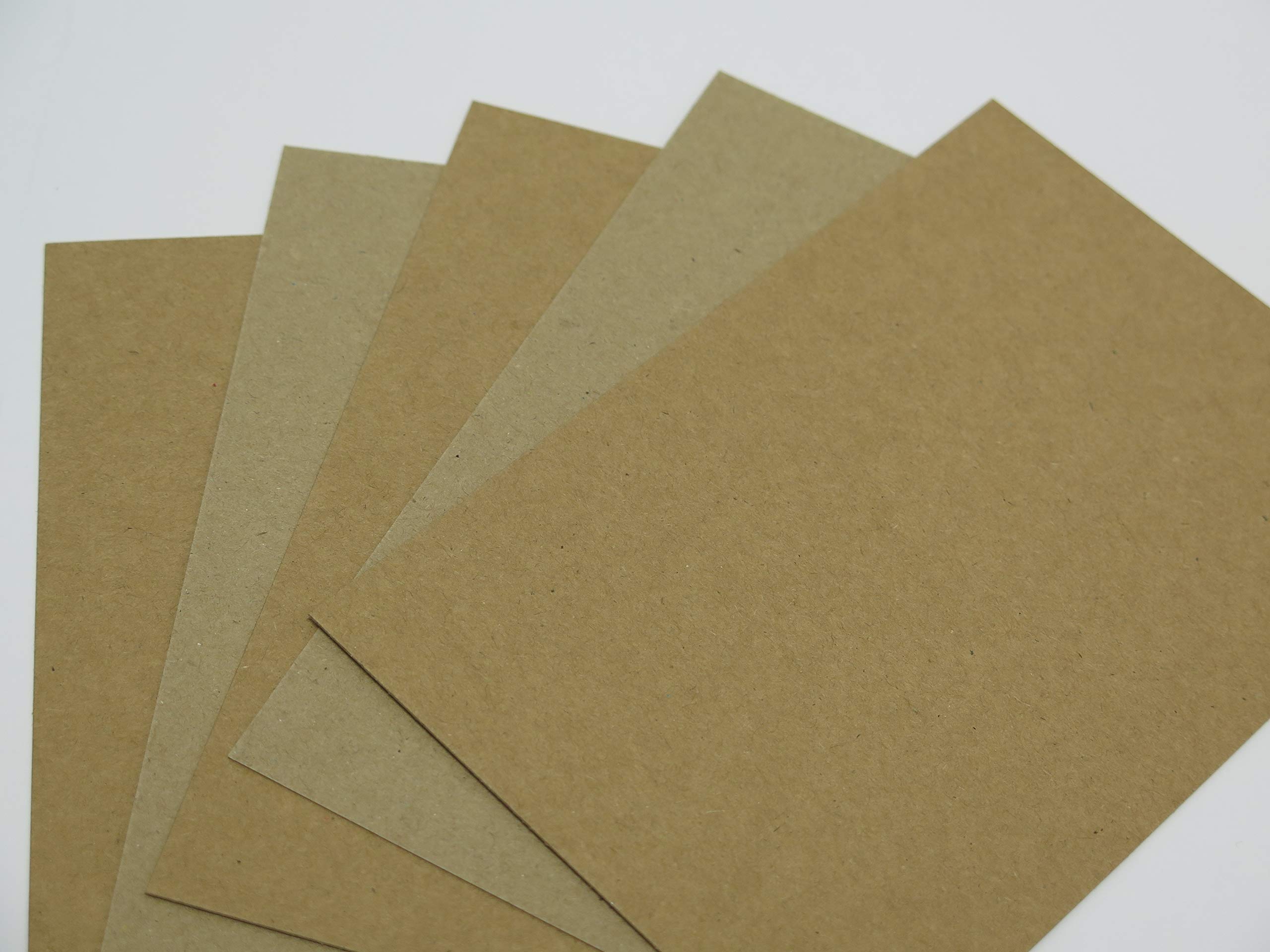 Jackdaw Express Kraft Recycled Card A4 Or A5 280Gsm For Cardmaking Wedding Invites Arts & Crafts (10 X A4)